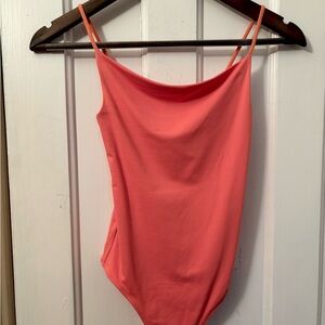 Babaton Vibrant Coral Bodysuit
